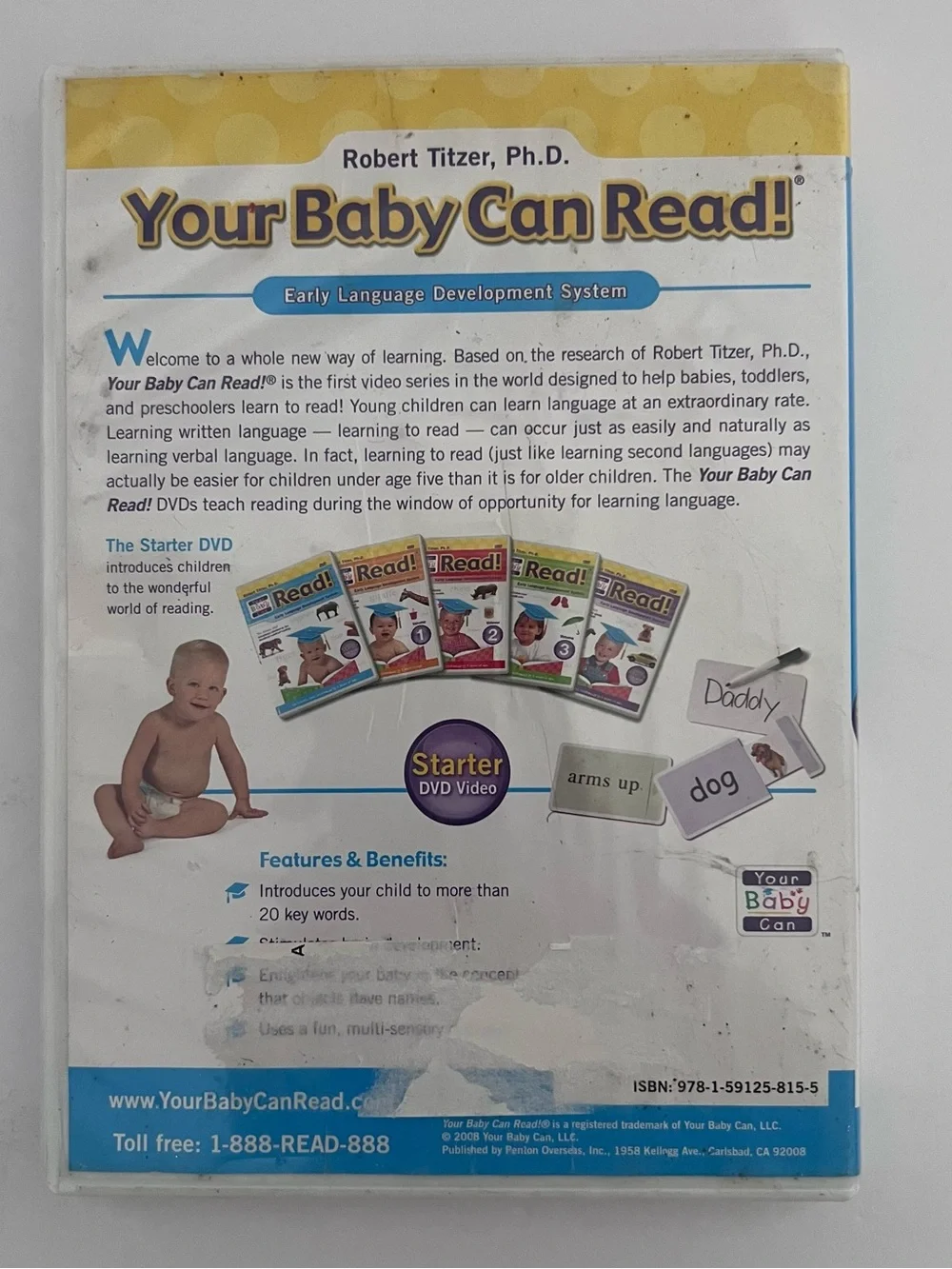 Your Baby Can Read! Starter DVD - Blue & Yellow